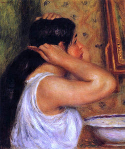  Pierre Auguste Renoir La Toilette - Woman Combing Her Hair - Art Print