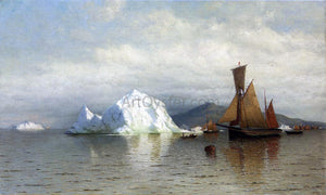  William Bradford Labrador Fishing Boats near Cape Charles - Art Print