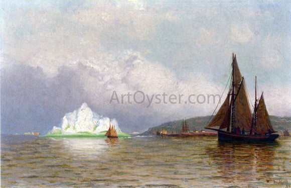  William Bradford Labrador Fishing Settlement - Art Print