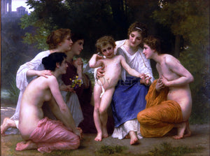  William Adolphe Bouguereau L'admiration (also known as Admiration) - Art Print