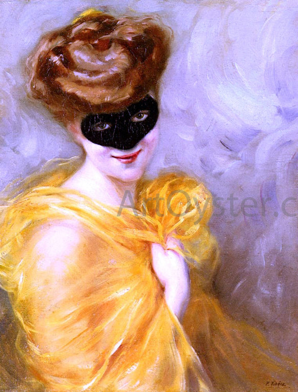  Pierra Ribera Lady At A Masked Ball - Art Print
