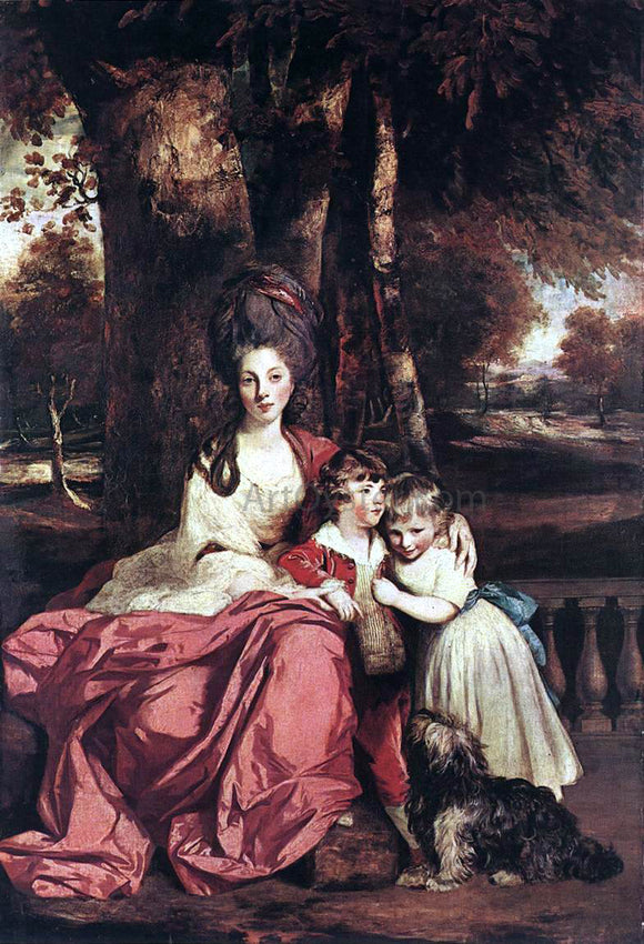  Sir Joshua Reynolds Lady Elizabeth Delme and her Children - Art Print