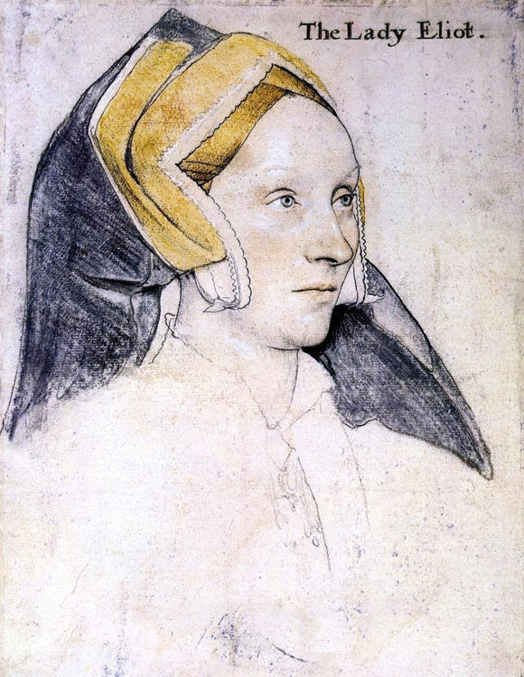  The Younger Hans Holbein Lady Elyot - Art Print