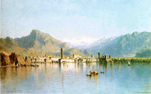  Sanford Robinson Gifford Lago di Garda, Italy - Art Print