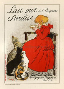  Theophile Alexandre Steinlen Lait pur sterillise de la Vingeanne - Art Print