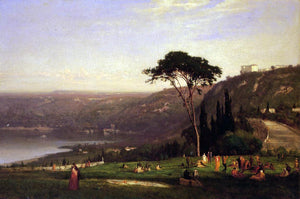  George Inness Lake Albano - Art Print