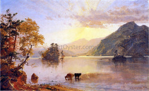  Jasper Francis Cropsey Lake George: Sun Behind a Cloud - Art Print