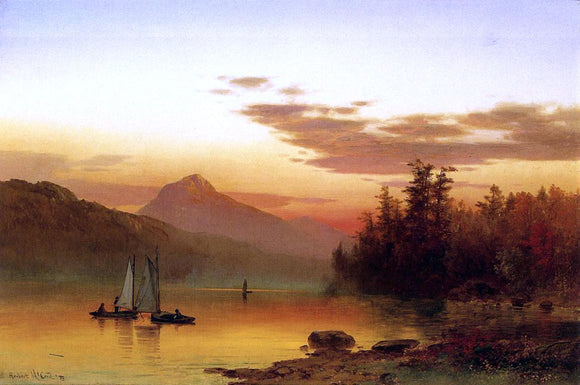  George Herbert McCord Lake Luzern, New York - Art Print