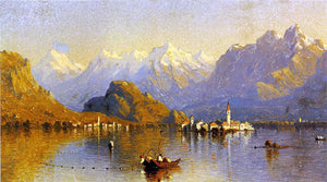  Sanford Robinson Gifford Lake Maggiore - Art Print