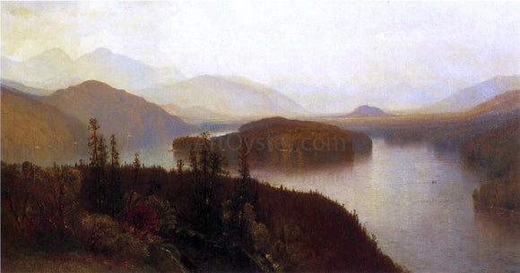  Jr. Samuel Colman Lake Placid, Adirondacks - Art Print