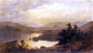  James David Smillie Lake Placid and the Adirondack Mountains from Whiteface - Art Print