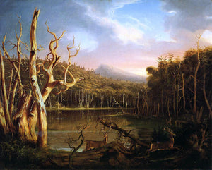  Thomas Cole Lake with Dead Trees (also known as Catskill) - Art Print