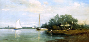  Francis A Silva Lakeside, Branchport, New York - Art Print