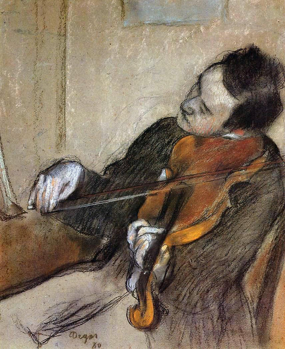  Edgar Degas L'Altiste - Art Print