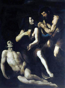  Giovanni Battista Caracciolo Lamentation of Adam and Eve on the Dead Abel - Art Print