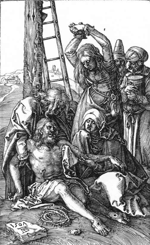  Albrecht Durer Lamentation over Christ (No. 12) - Art Print