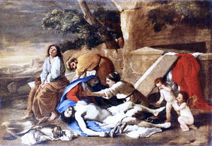  Nicolas Poussin Lamentation over the Body of Christ - Art Print