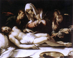  Bernardo Strozzi Lamentation over the Dead Christ - Art Print