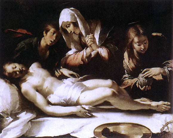  Bernardo Strozzi Lamentation over the Dead Christ - Art Print