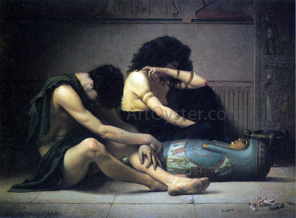  Charles Sprague Pearce Lamentation Over the Death of the First-Born of Egypt - Art Print