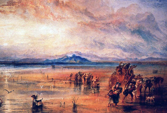  Joseph William Turner Lancaster Sands - Art Print