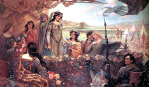  Herbert James Draper Lancelot and Guinevere - Art Print