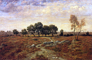  Theodore Rousseau Lande de la Glandee, Forest of Fontainebleau - Art Print