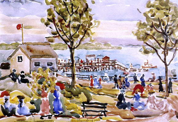 Maurice Prendergast Landing Stage - Art Print