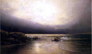  William Trost Richards Lands End - New Jersey Coast - Art Print