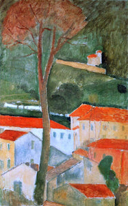  Amedeo Modigliani Landscape - Art Print