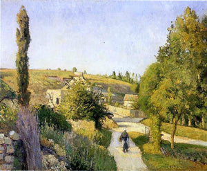  Camille Pissarro A Landscape at l'Hermitage, Pontoise - Art Print