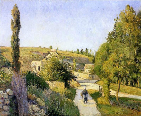  Camille Pissarro A Landscape at l'Hermitage, Pontoise - Art Print