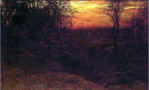  John Joseph Enneking Landscape at Sunset - Art Print