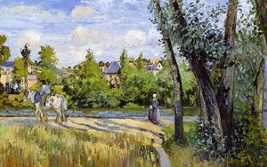  Camille Pissarro Landscape, Bright Sunlight, Pontoise - Art Print