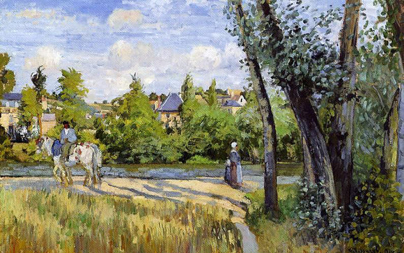  Camille Pissarro Landscape, Bright Sunlight, Pontoise - Art Print