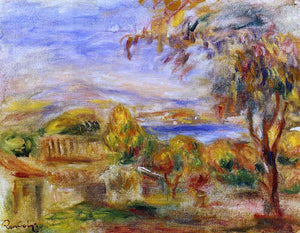  Pierre Auguste Renoir Landscape by the Sea - Art Print