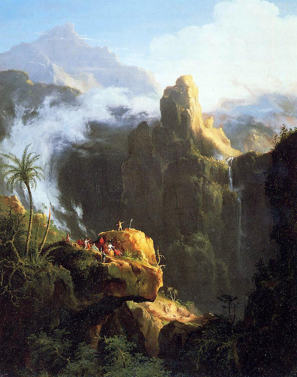  Thomas Cole Landscape Composition: St. John in the Wilderness - Art Print