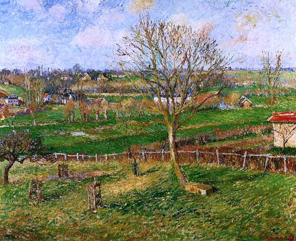  Camille Pissarro Landscape, Fields, Eragny - Art Print