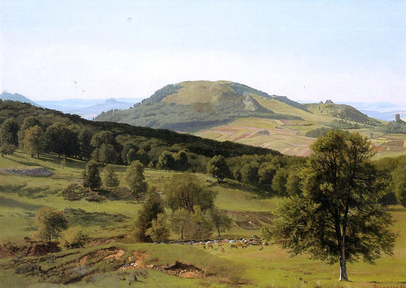 Albert Bierstadt Landscape: Hill and Dale - Art Print