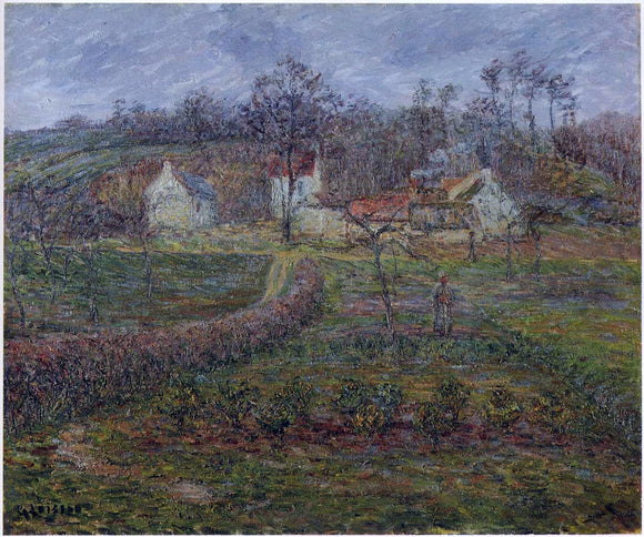 Gustave Loiseau Landscape in a Valley - Art Print