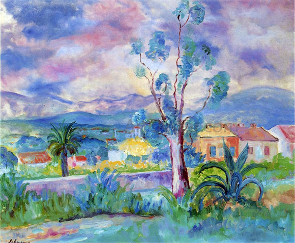  Henri Lebasque Landscape in Provence - Art Print