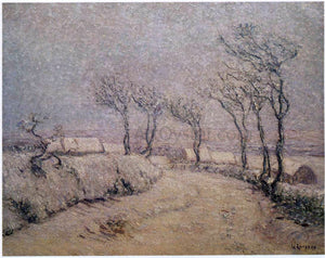  Gustave Loiseau Landscape in Snow - Art Print