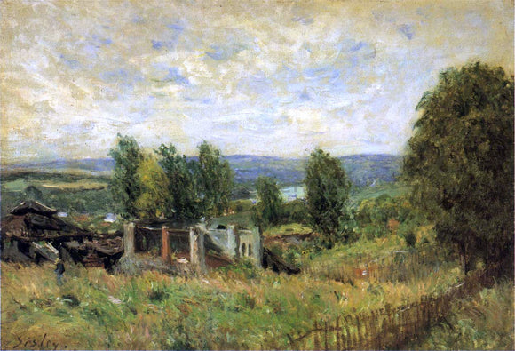  Alfred Sisley Landscape in Summer - Art Print