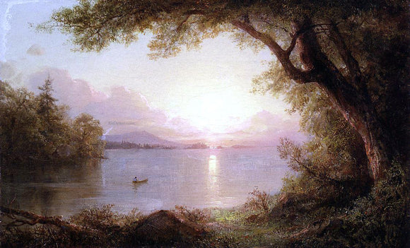  Frederic Edwin Church Landscape in the Adirondacks - Art Print