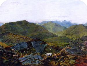  John Atkinson Grimshaw Landscape in the Lake District - Art Print