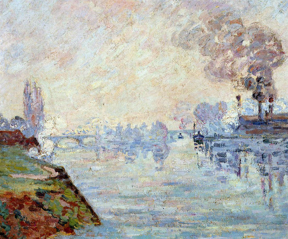  Armand Guillaumin Landscape in the Vicinity of Rouen - Art Print
