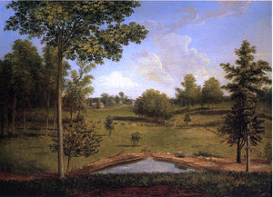  Charles Willson Peale Landscape Looking Towards Sellers Hall from Mill Bank - Art Print