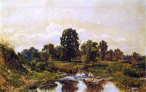  Hugh Newell Landscape, Morning (also known as Willimantic, Mornig, Dew Creek, Ohio) - Art Print