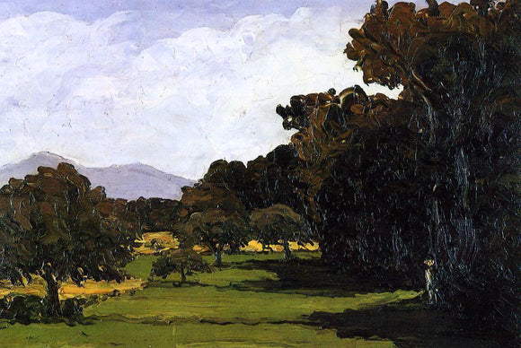  Paul Cezanne Landscape near Aix-en-Provence - Art Print