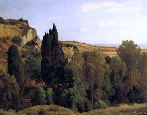  George August Lucas Landscape near Ariccia - Art Print